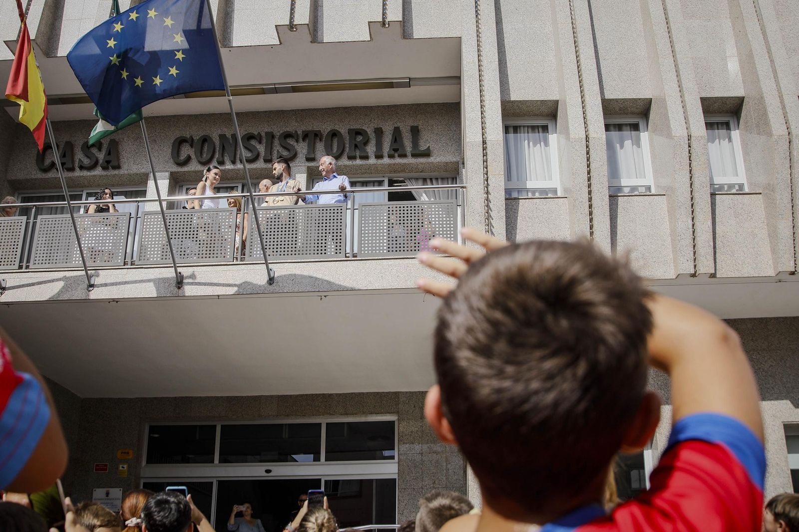 Álex Baena en el Ayto de Roquetas de Mar, en imágenes
