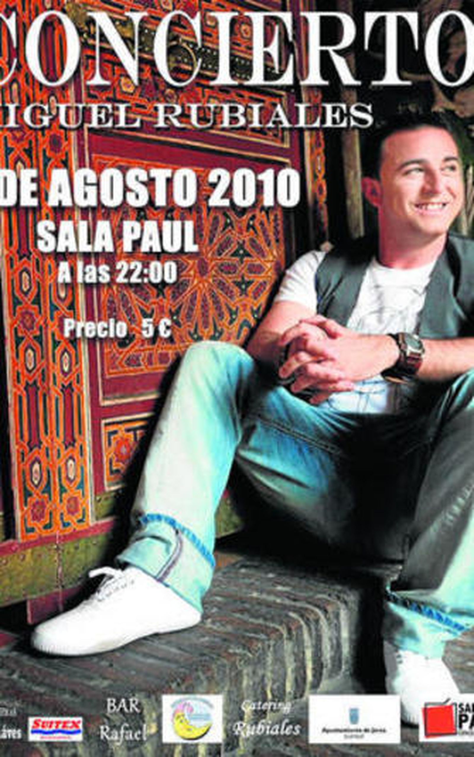 Cartel del concierto.