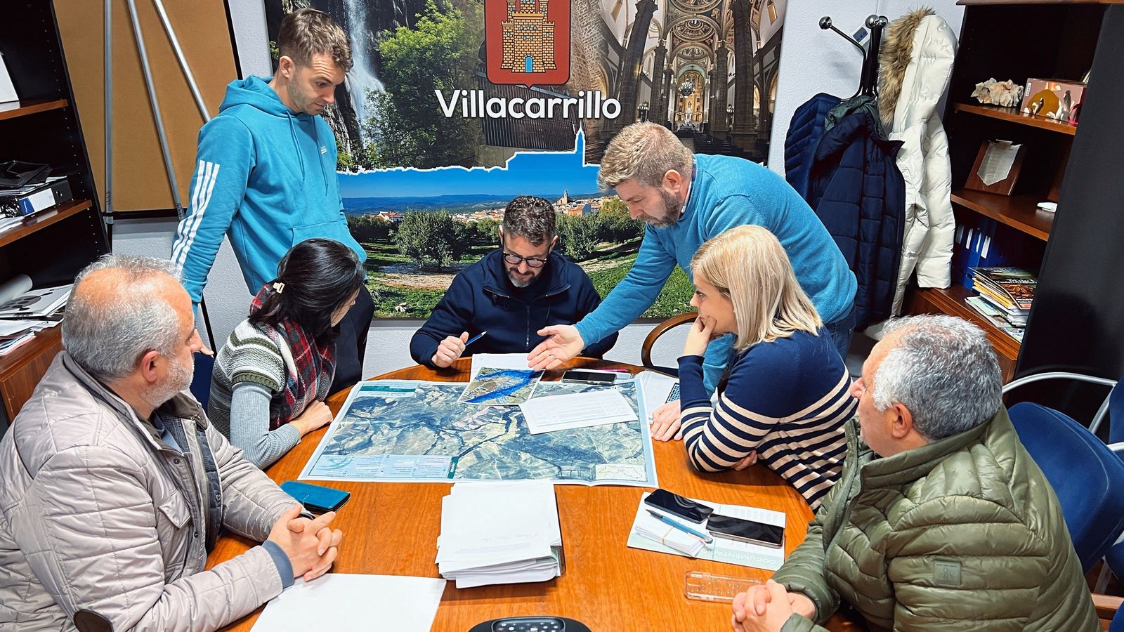 Reunión de emergencia del Ayuntamiento de Villacarrillo.