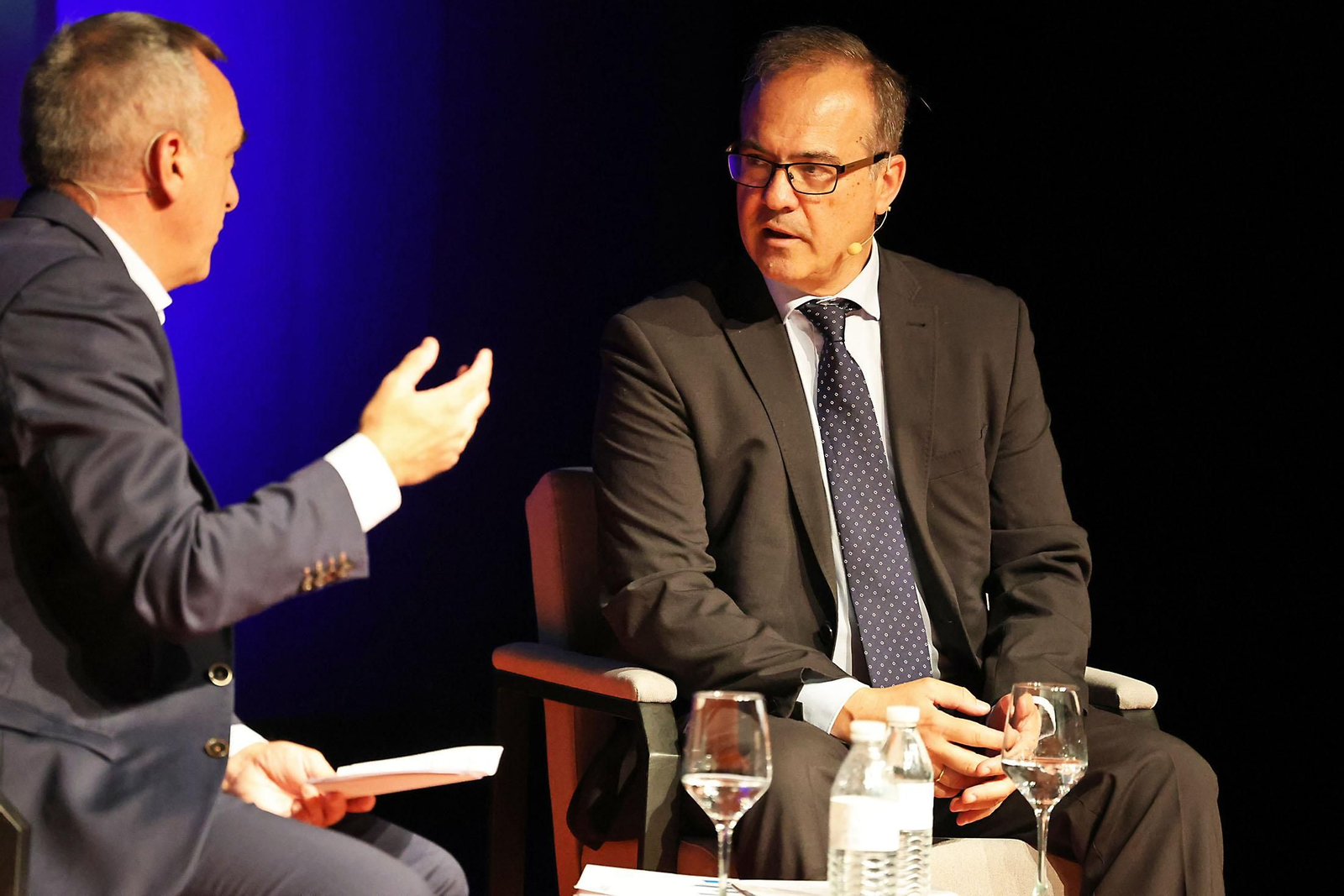 Imágenes de la presentación de la memoria anual de la Asociación de Industrias Químicas, Básicas y Energéticas de Huelva (Aiqbe)