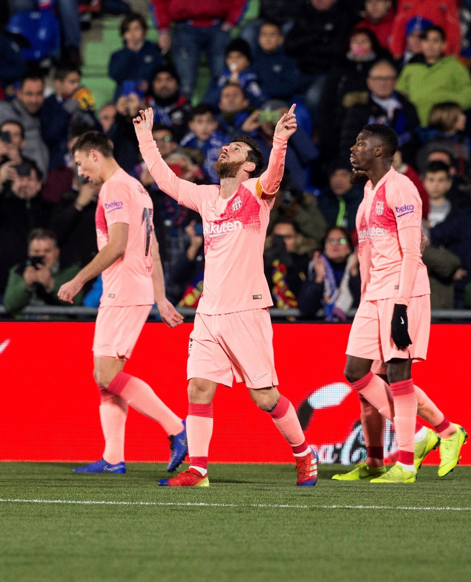 El Getafe-Barcelona, en imágenes