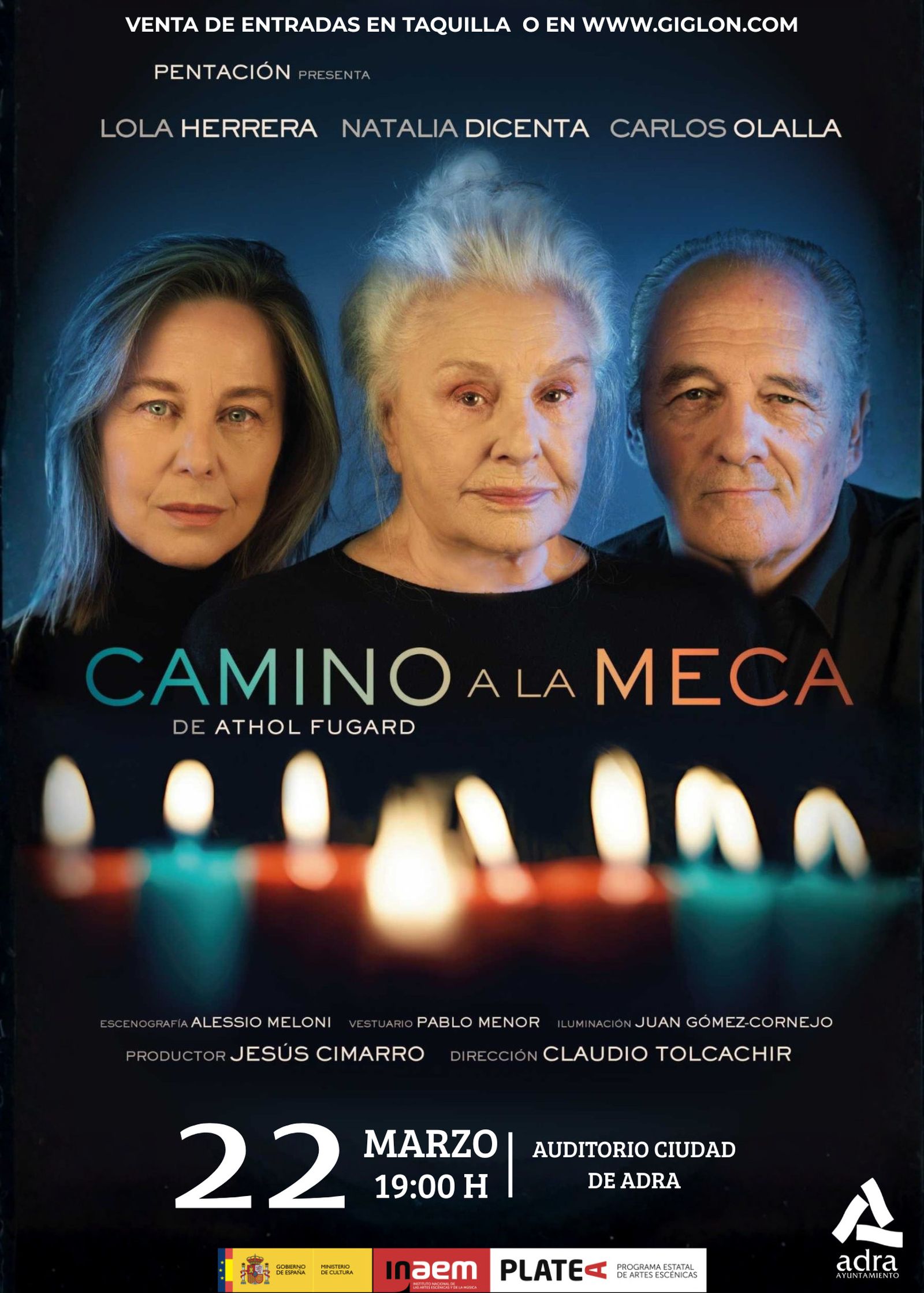 Cartel Camino a la Meca.