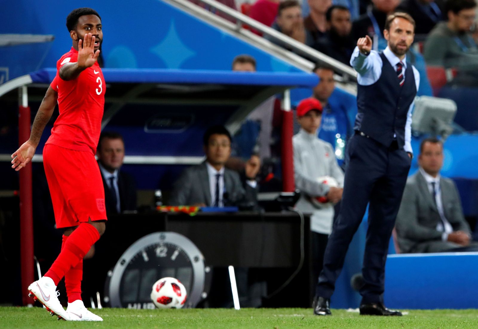 Las imágenes del Colombia-Inglaterra