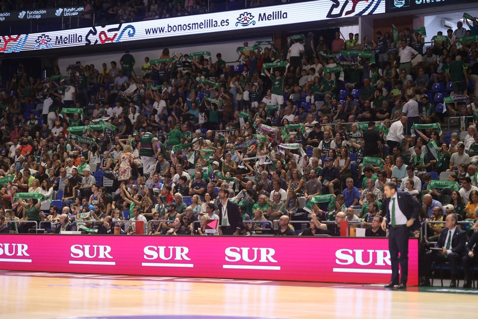 Búscate en el Carpena durante el Unicaja - Bilbao Basket