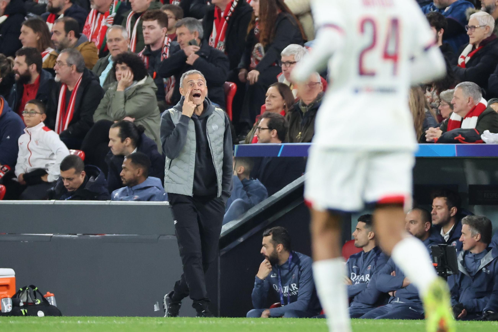 El Athletic Club-PSG, en imágenes