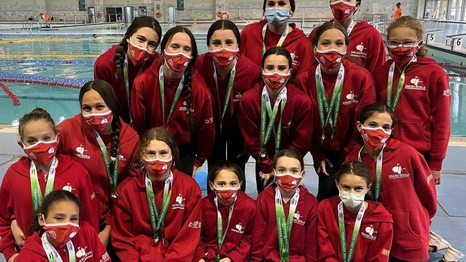 El Sincro Sevilla infantil y alevín.