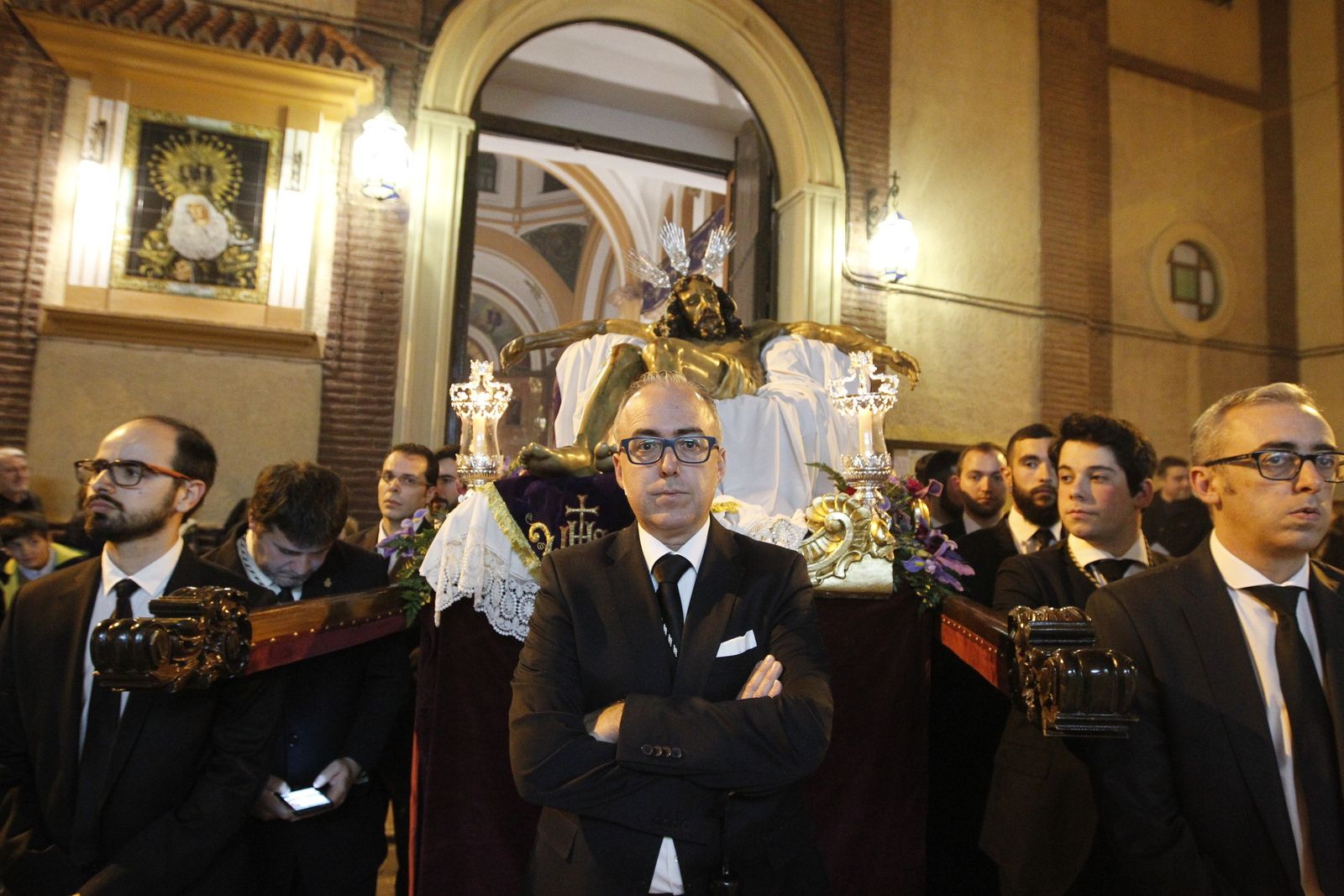 José Alejandro Suárez, capataz del Señor de la Redención.