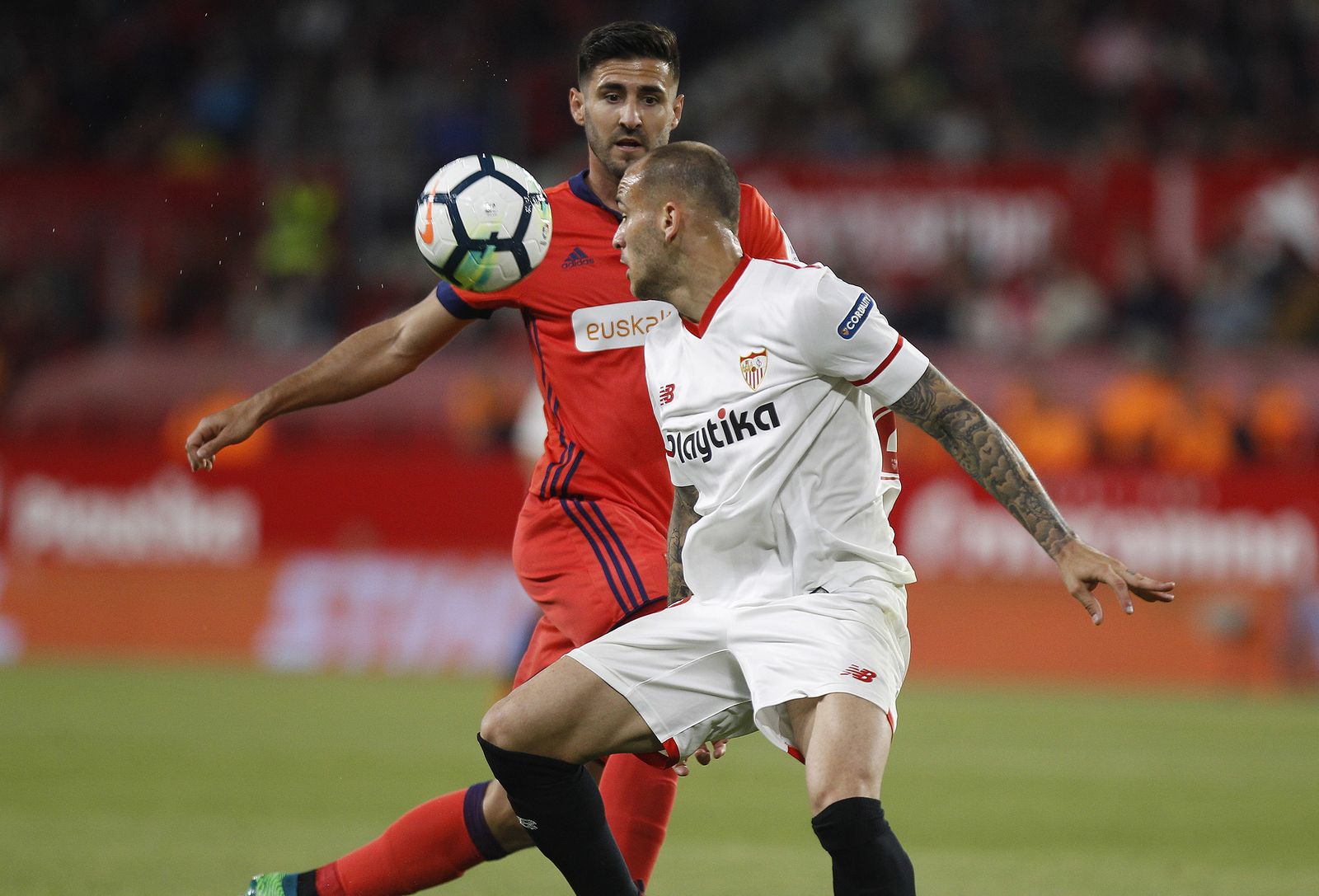 El Sevilla-Real Sociedad, en imágenes