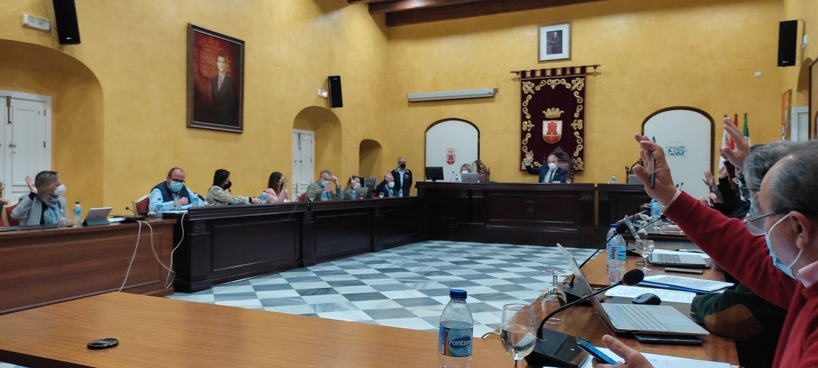 El Pleno de San Roque celebrado este jueves.