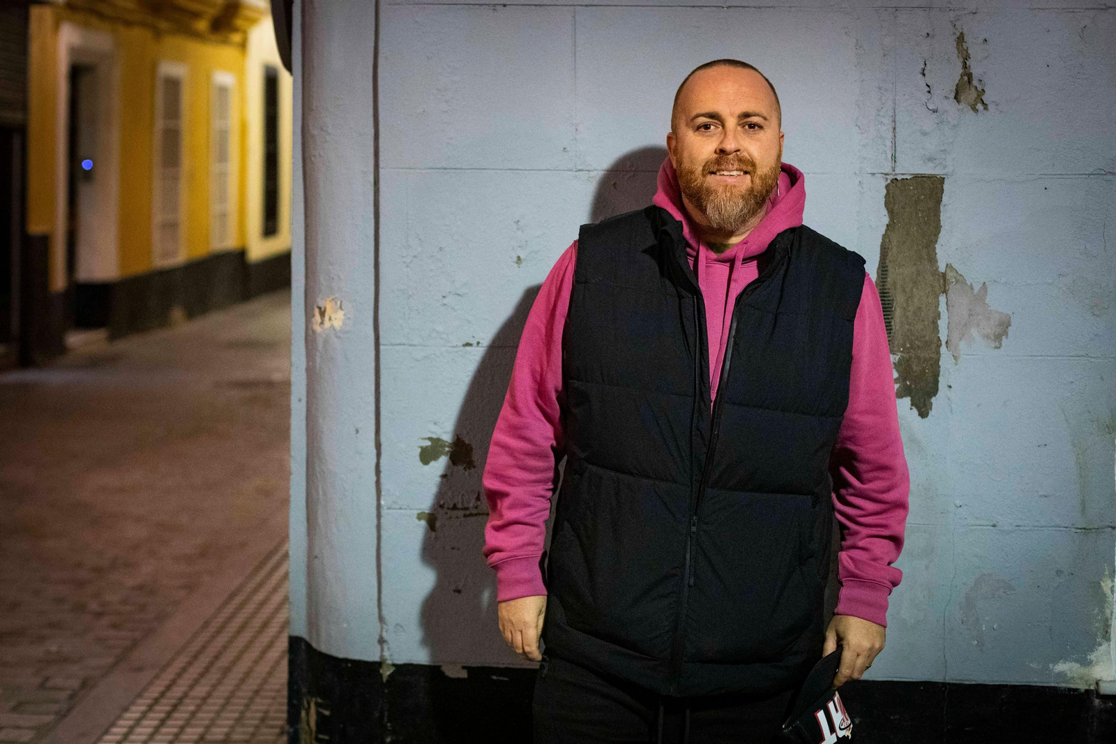 Sergio Guillén 'Tomate' posa para la entrevista de Diario del Carnaval.