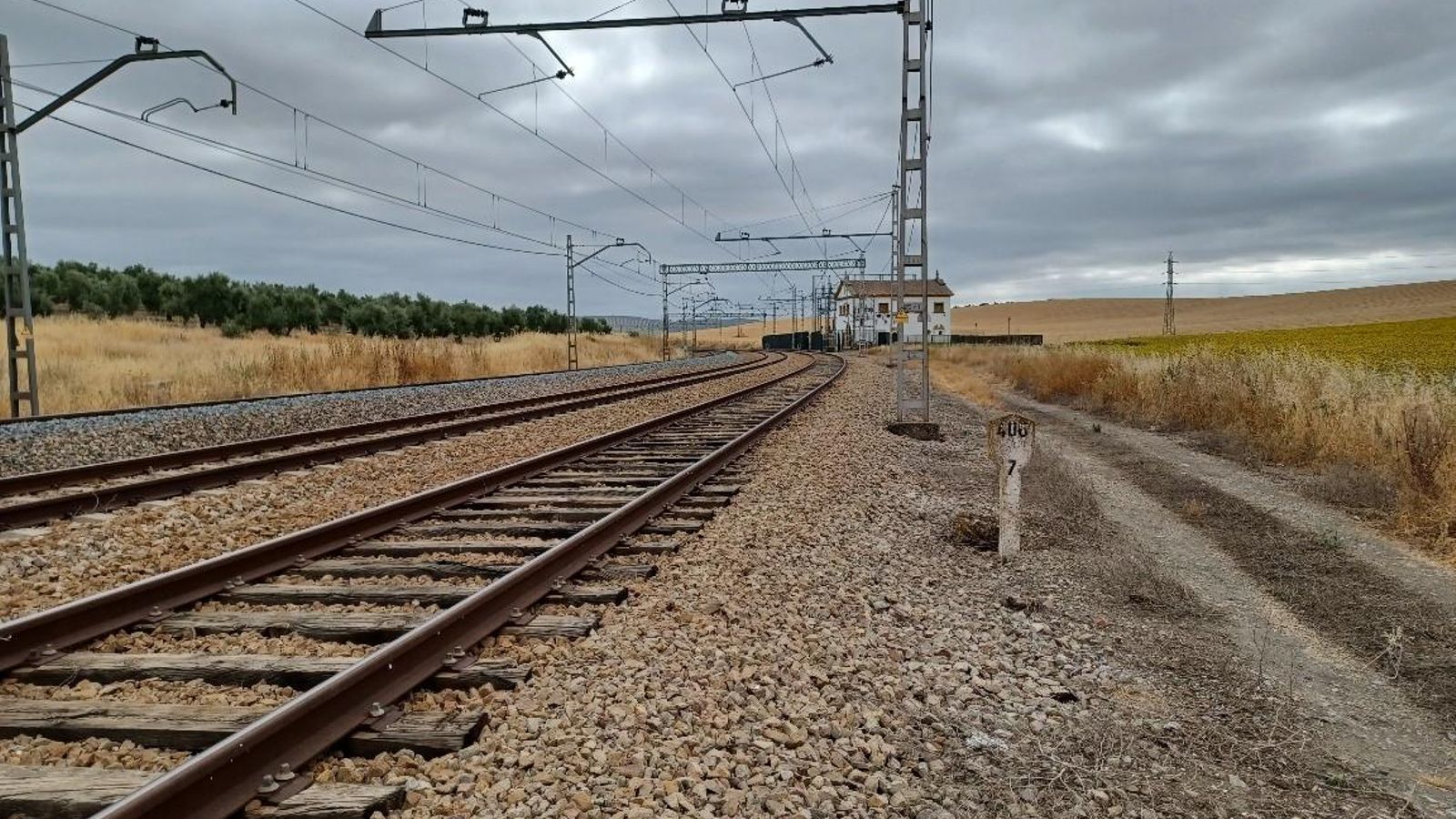 Estación de Puente Genil, en Córdoba.