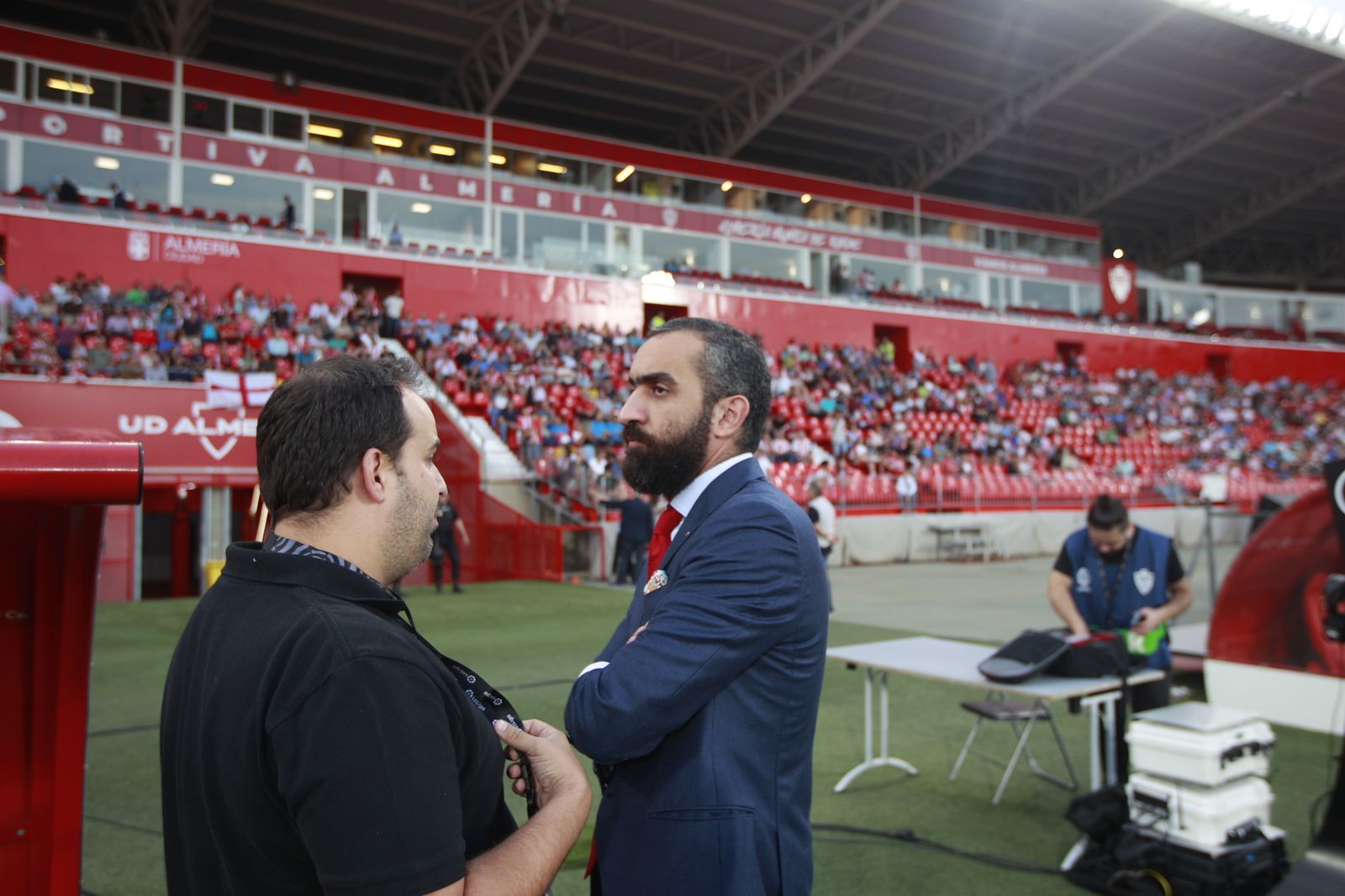 Imágenes del partido de fútbol U.D. Almería-Girona F.C.