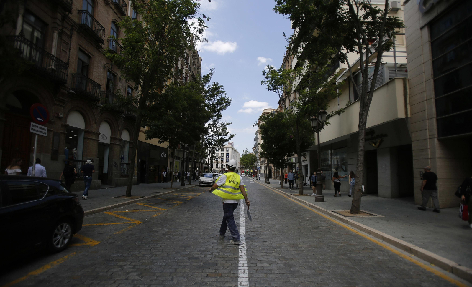 Las imágenes del eje peatonal en estudio: de la Encarnación a la Concordia