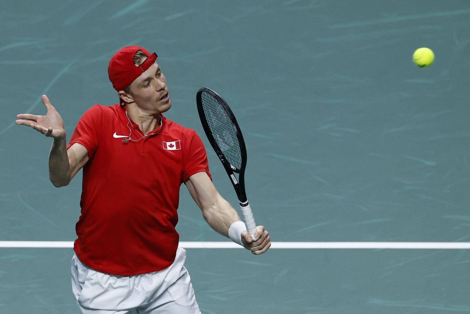 Denis Shapovalov - Lorenzo Sonego, en la Copa Davis de Málaga