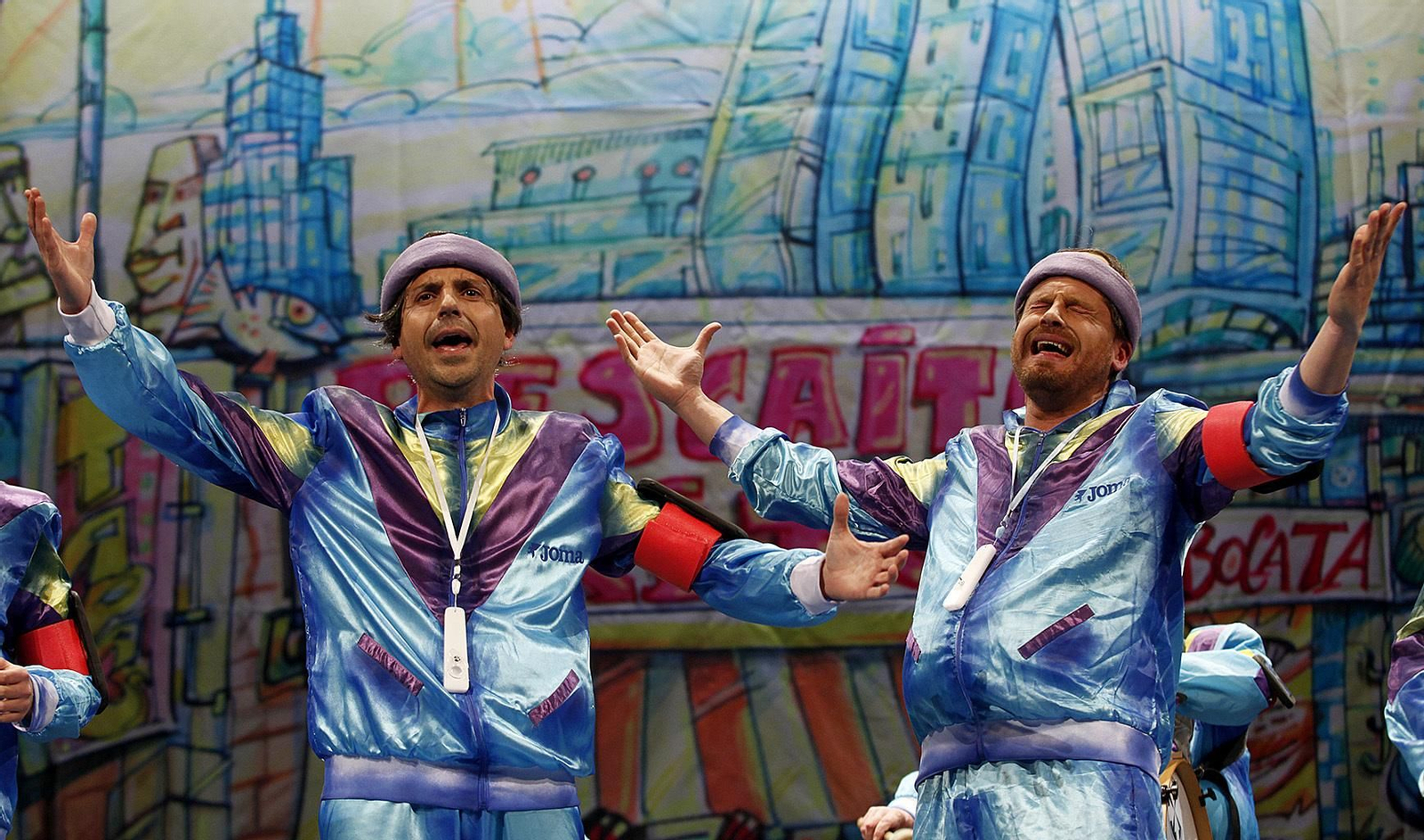 La chirigota de Alvarado, en el pasado Concurso del Falla.