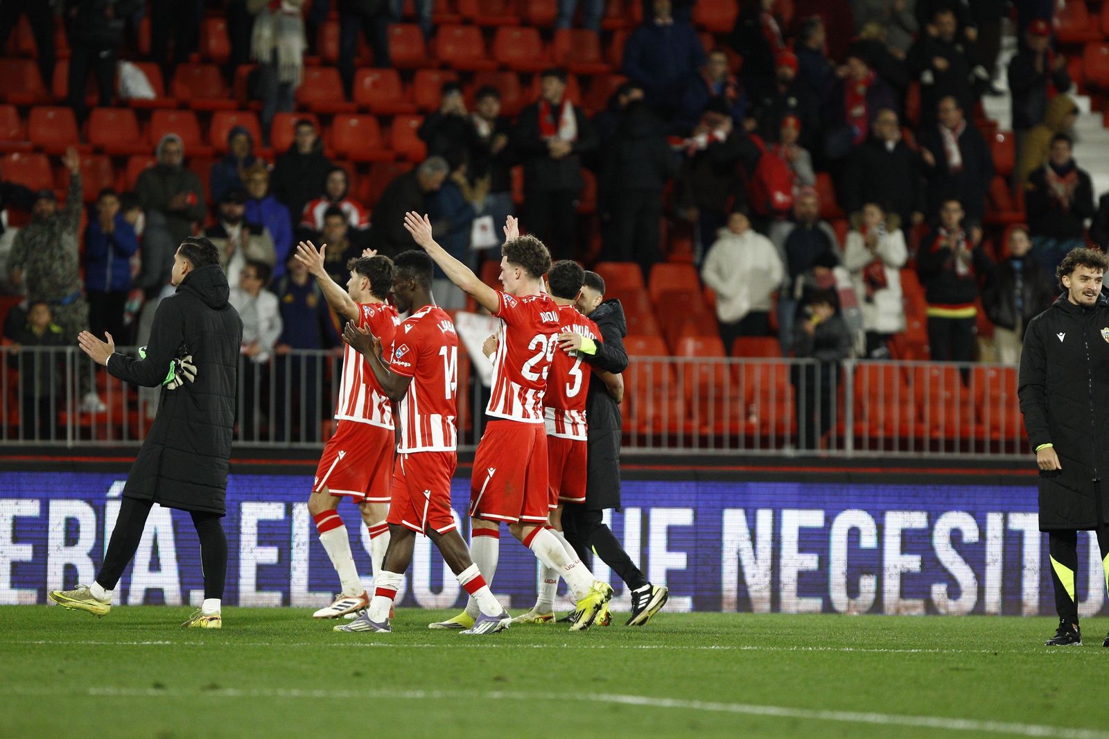 Las imágenes del partido U.D. Almería - F.C. Andorra