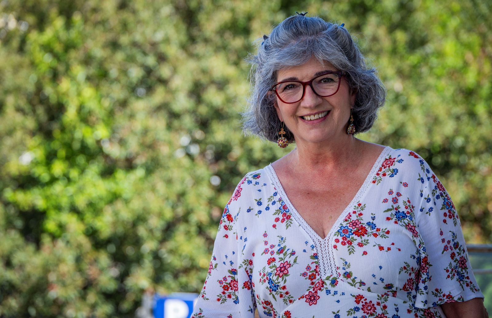 Pilar González, candidata de Adelante Andalucía al Congreso de los Diputados.