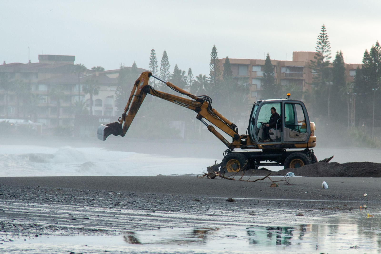 Los daños fueron por el paso de la borrasca Karlotta.