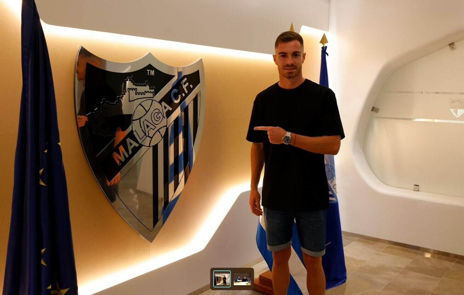 Fichajes Málaga: Juan Hernández, oficial y al césped