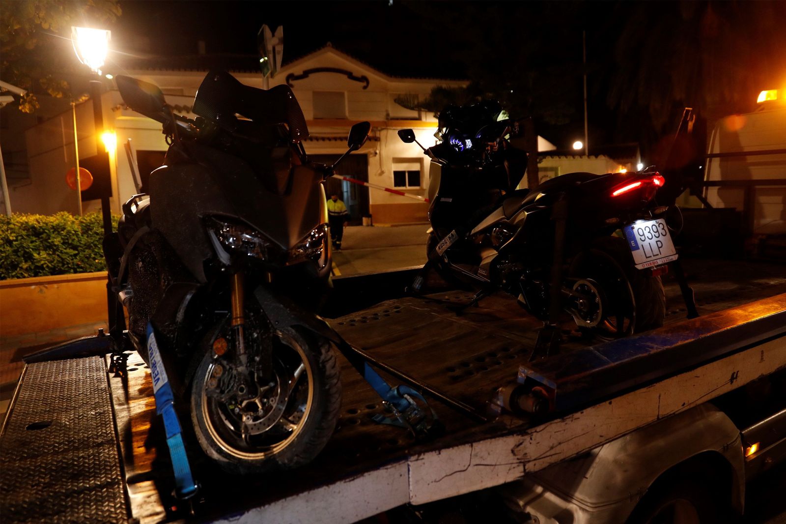Motos usadas por el Melillero en su huida.