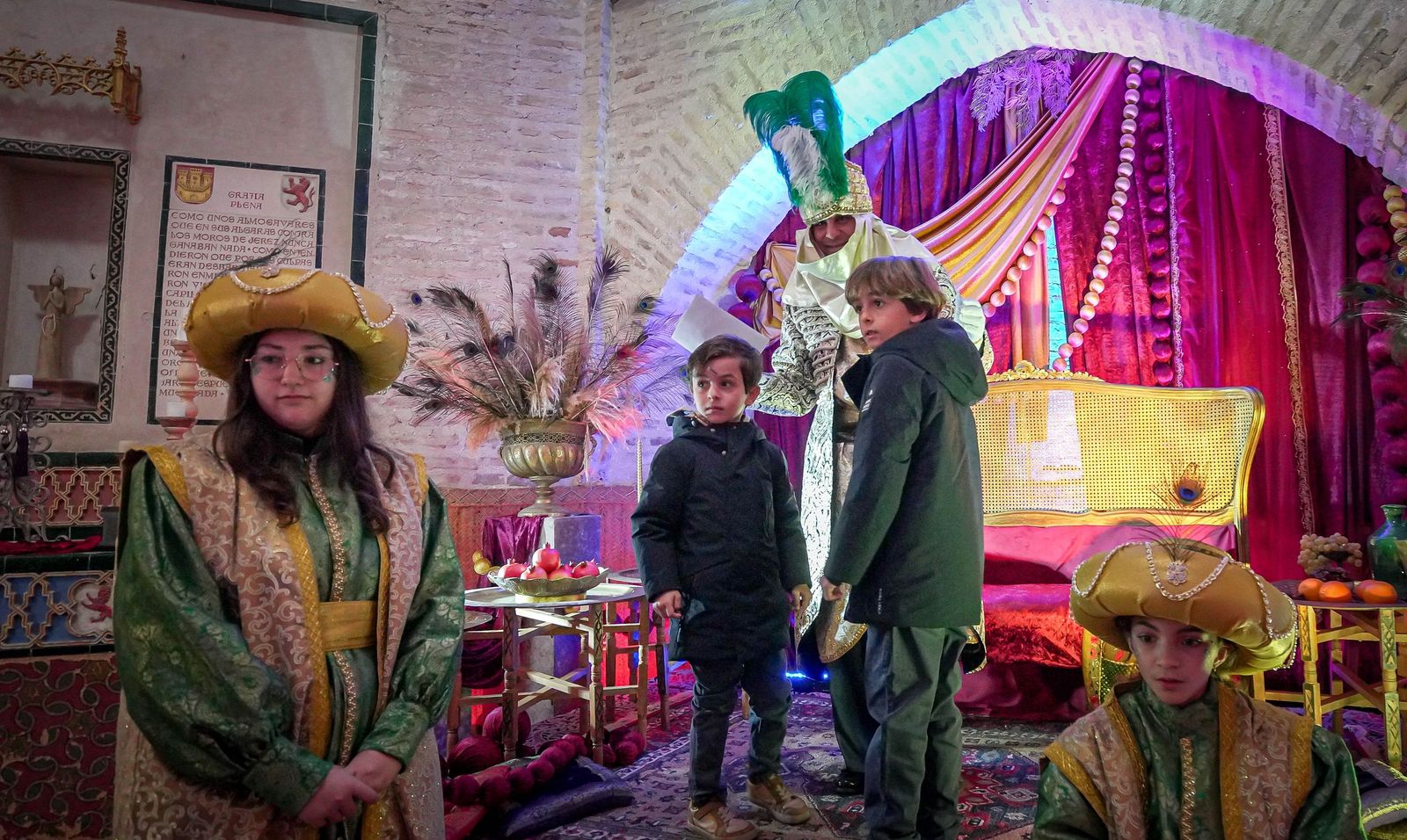 Imágenes del Cartero Real en el Alcázar de Jerez