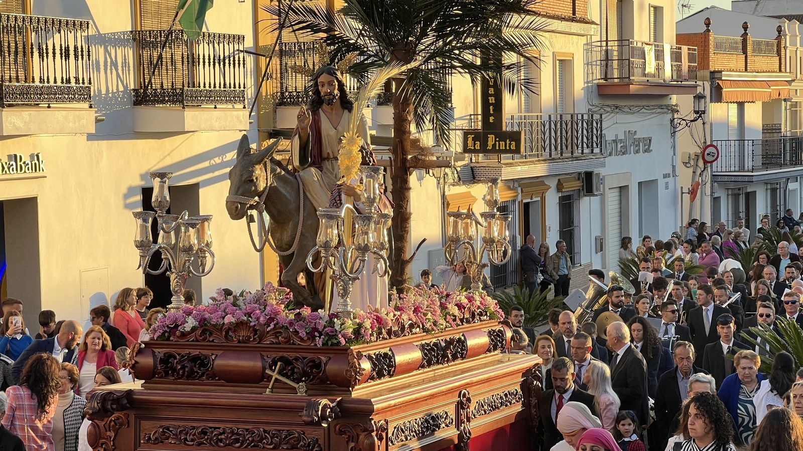 La Borriquita en Palos de la Frontera.