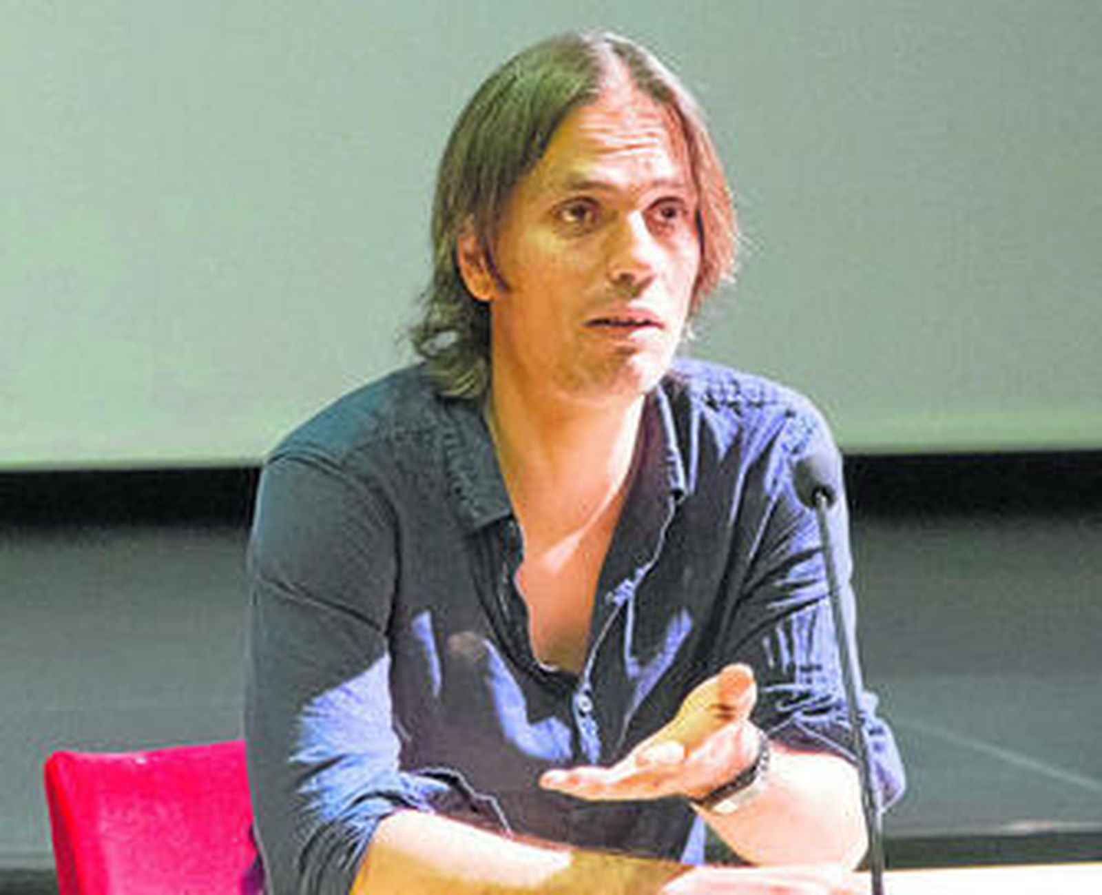 Rafael Cobos, ayer en el seminario 'De la Generación Cinexín al nuevo cine andaluz'.