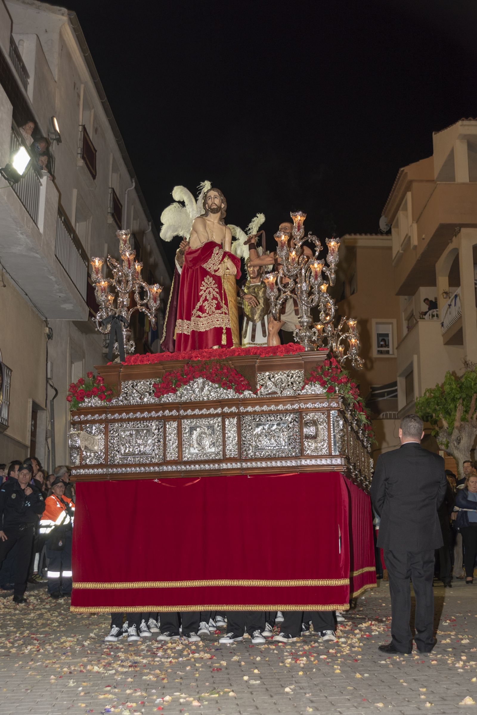 Imágenes de la procesión del Jueves Santo en Cuevas