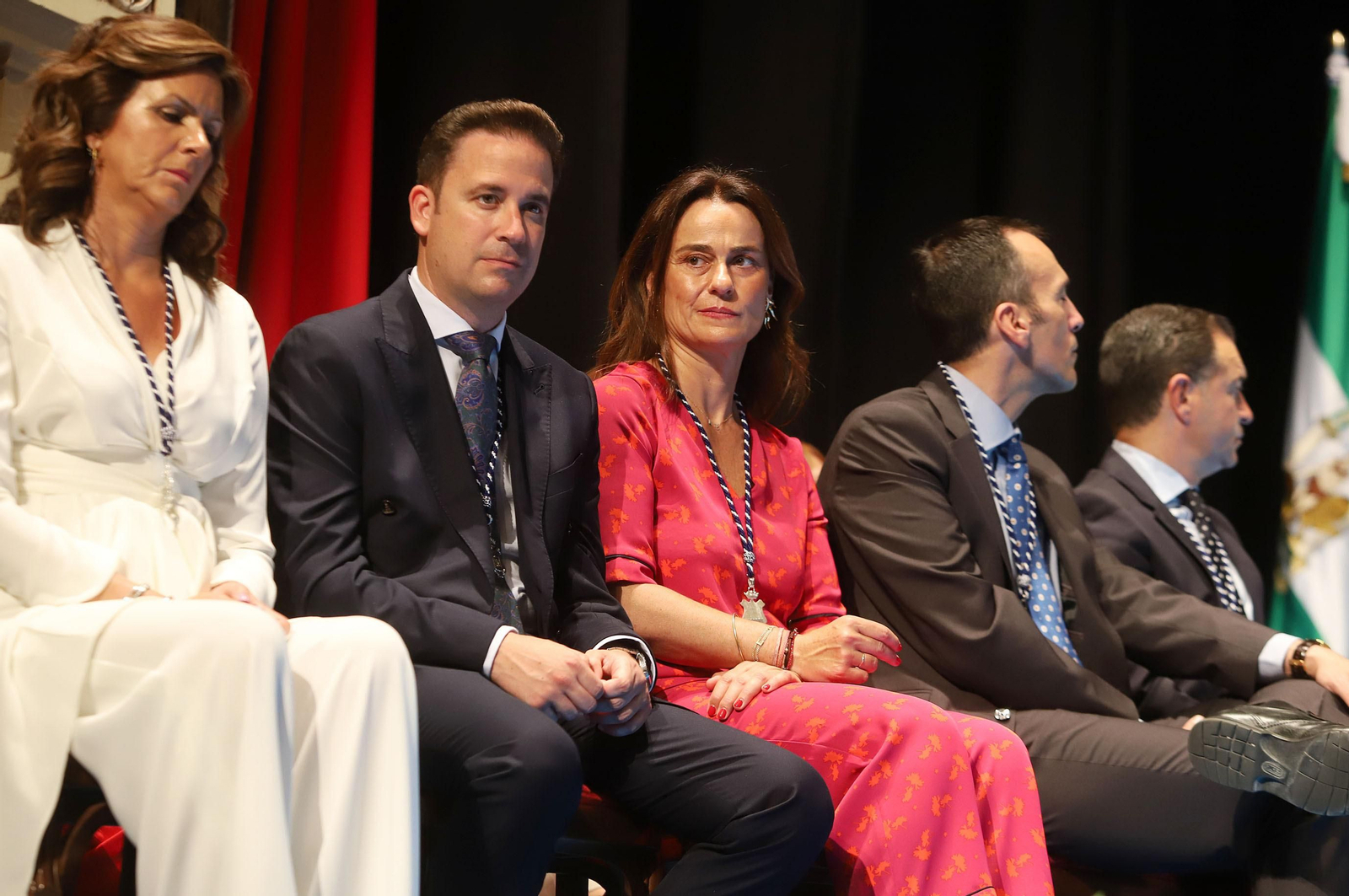 Imágenes de la toma de posesión de Pilar Miranda como alcaldesa de Huelva