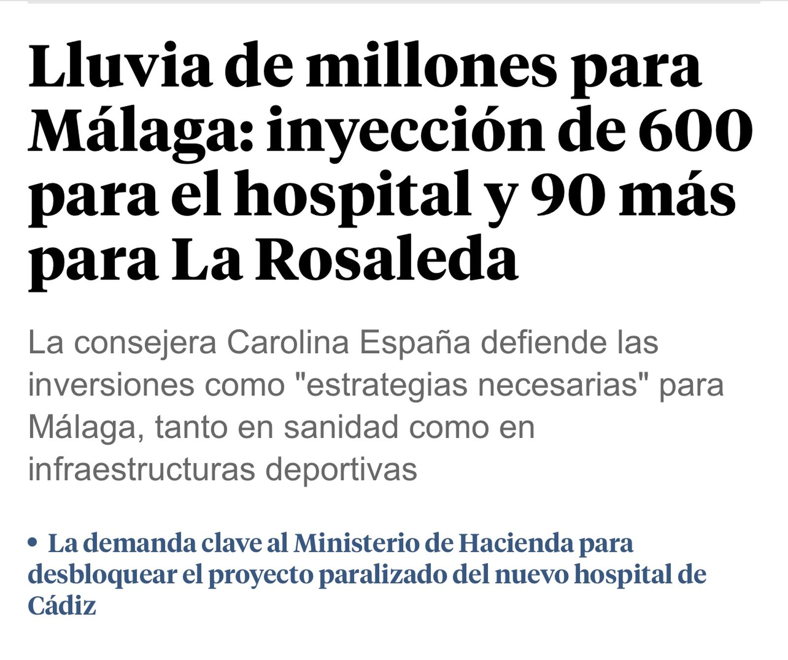 A Málaga que no le falte de ná