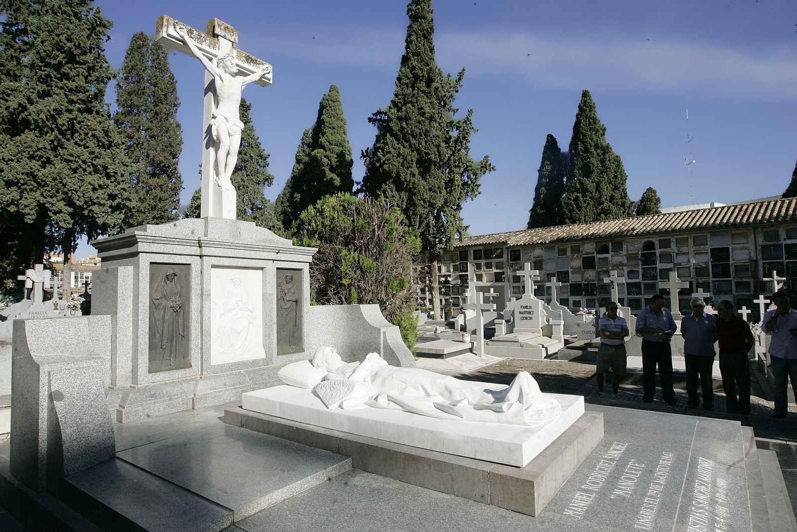 Tumba de Manolete en el cementerio de la Salud