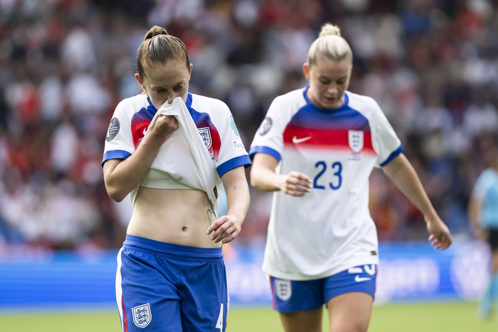 Las mejores imágenes de la final España - Inglaterra de la Eurocopa femenina