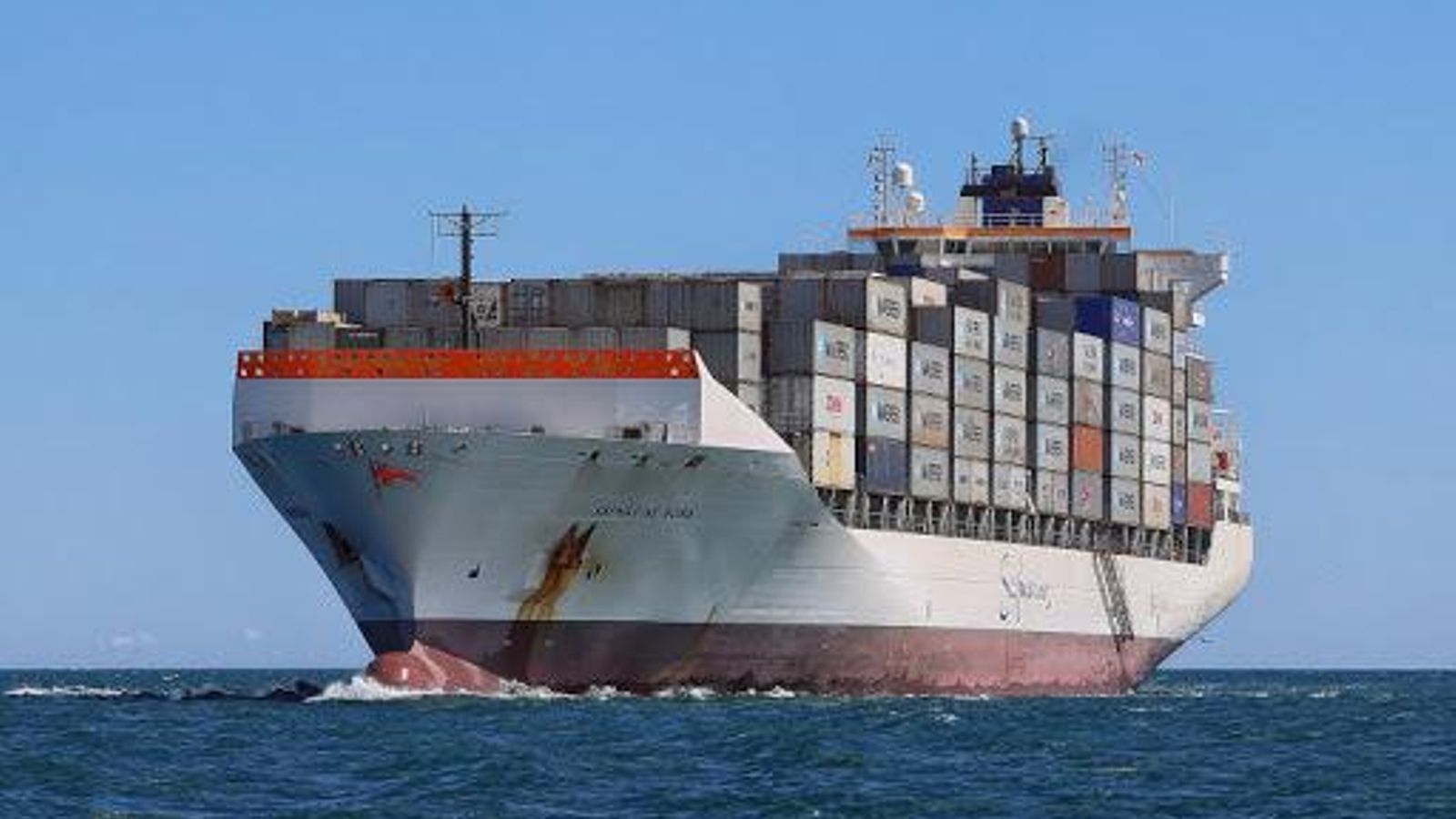 El 'Safmarine Nuba' era el buque elegido para la puesta en marcha de la nueva línea.