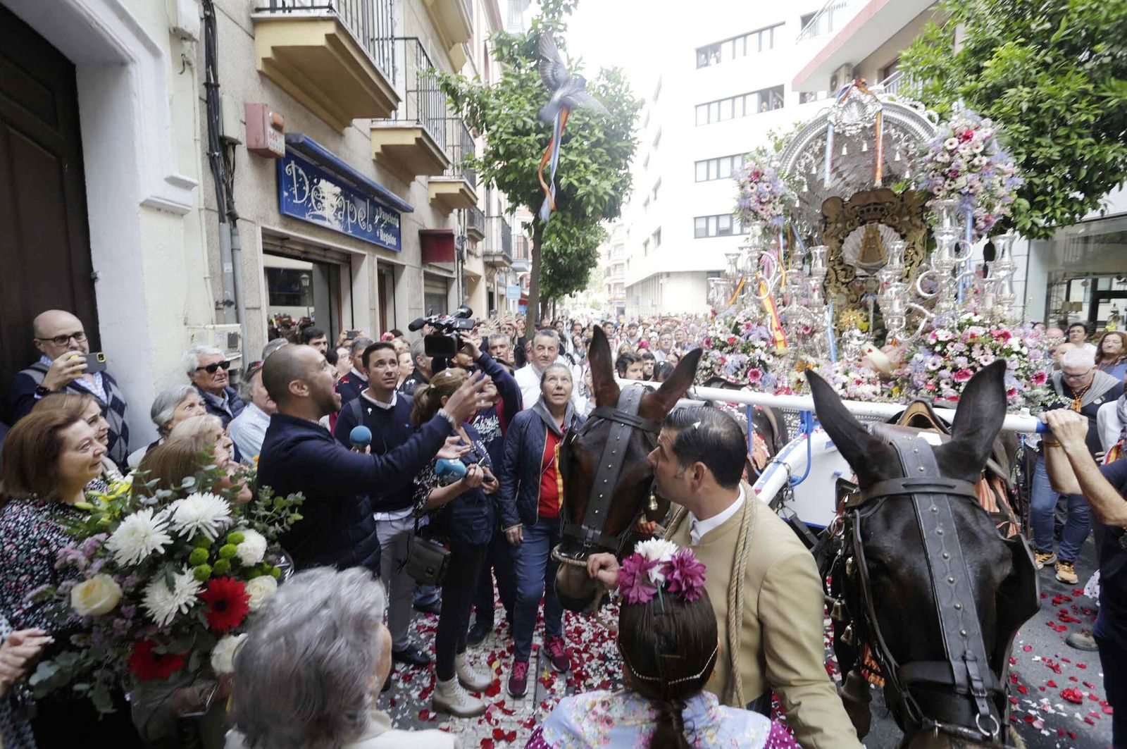 El Rocío 2023: Imágenes de la Hermandad de Emigrantes en su salida de Huelva