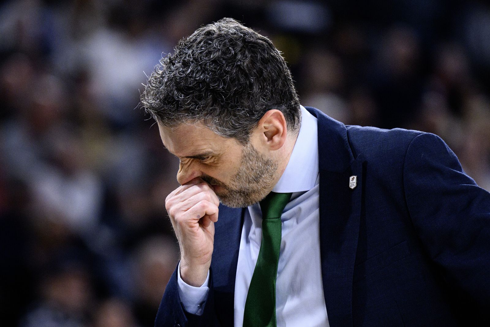 Ibon Navarro, durante el Madrid-Unicaja de Copa.
