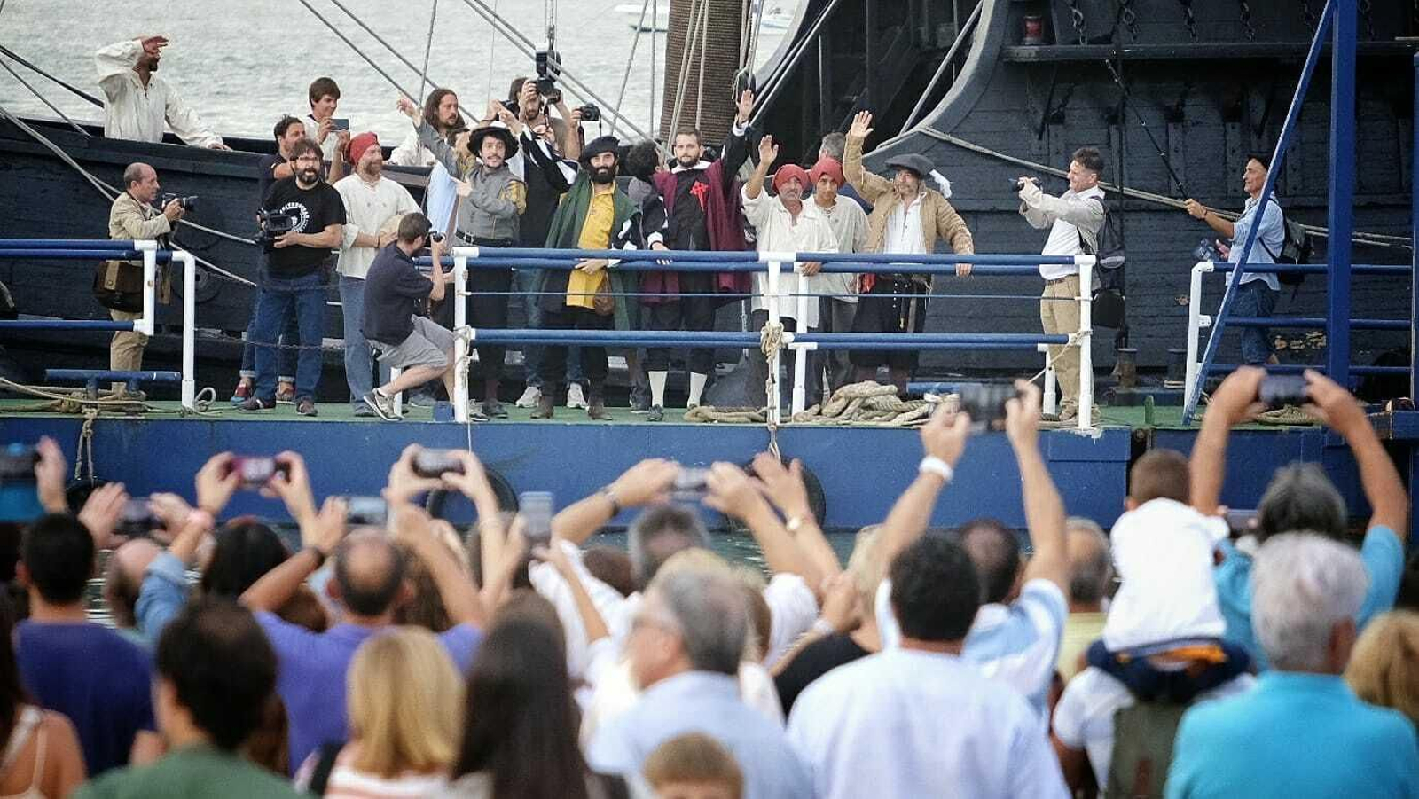 La fiesta de celebración del V Centenario en Sanlúcar