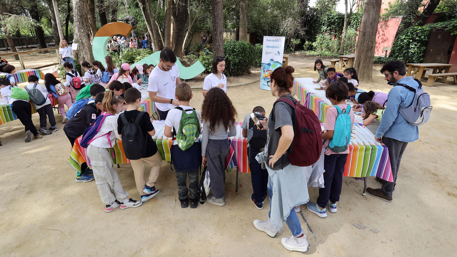 Día Mundial del Agua de Aquajerez y aniversario de Diario de Jerez en el Zoo
