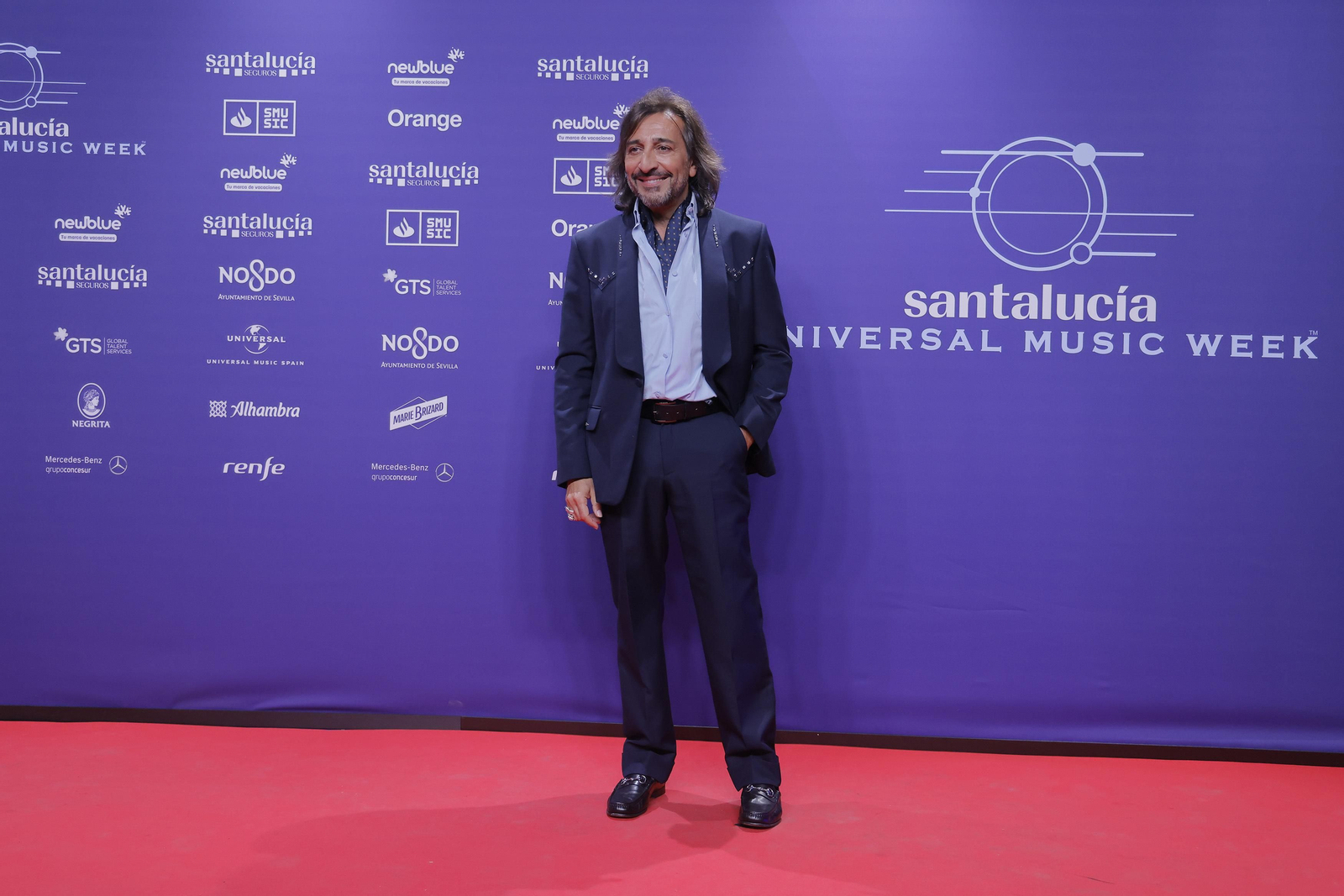 Famosos y artistas en la alfombra roja de la gala del flamenco en los 'Santalucía Universal Music Week'