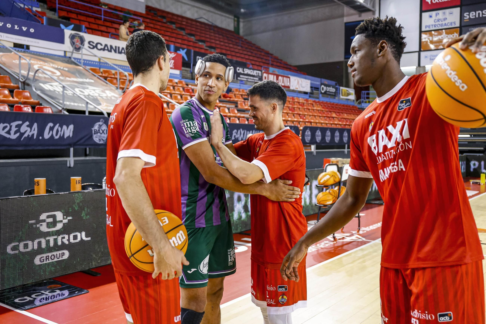 El Baxi Manresa-Unicaja, en fotos