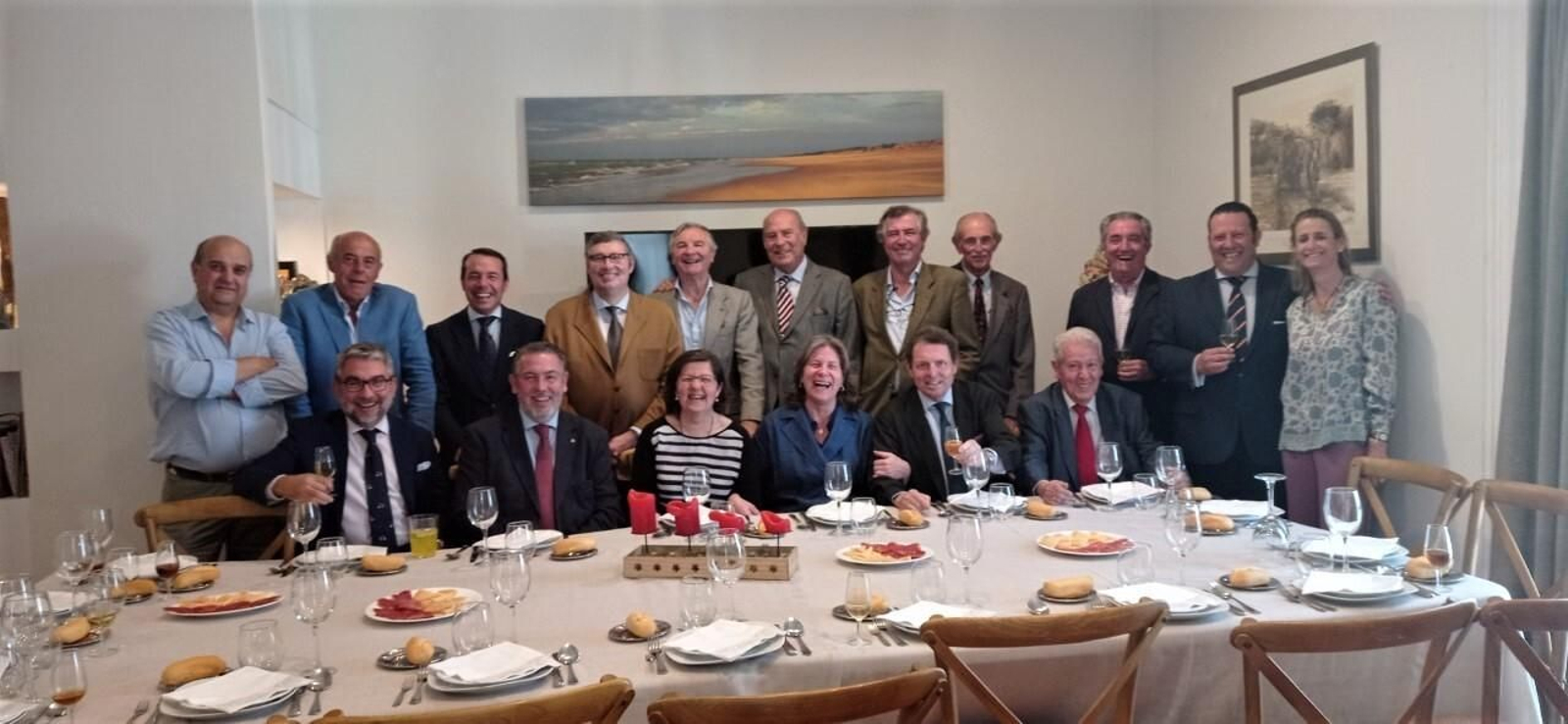 Almuerzo homenaje al pregonero de la hermandad del Rocío de Jerez 2023, Juan Ignacio Reales Espina.