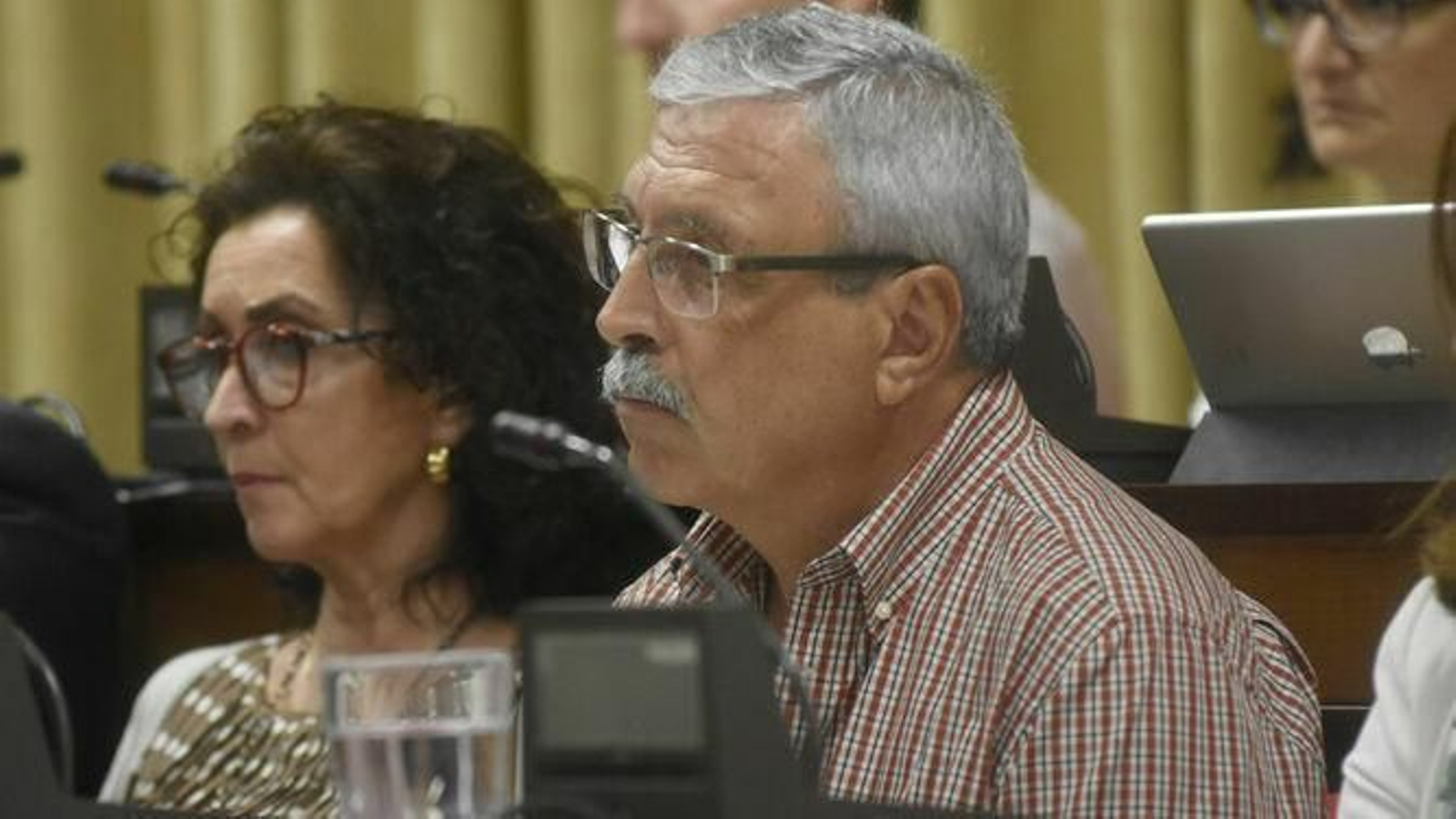 José Rojas, durante un Pleno del Ayuntamiento.