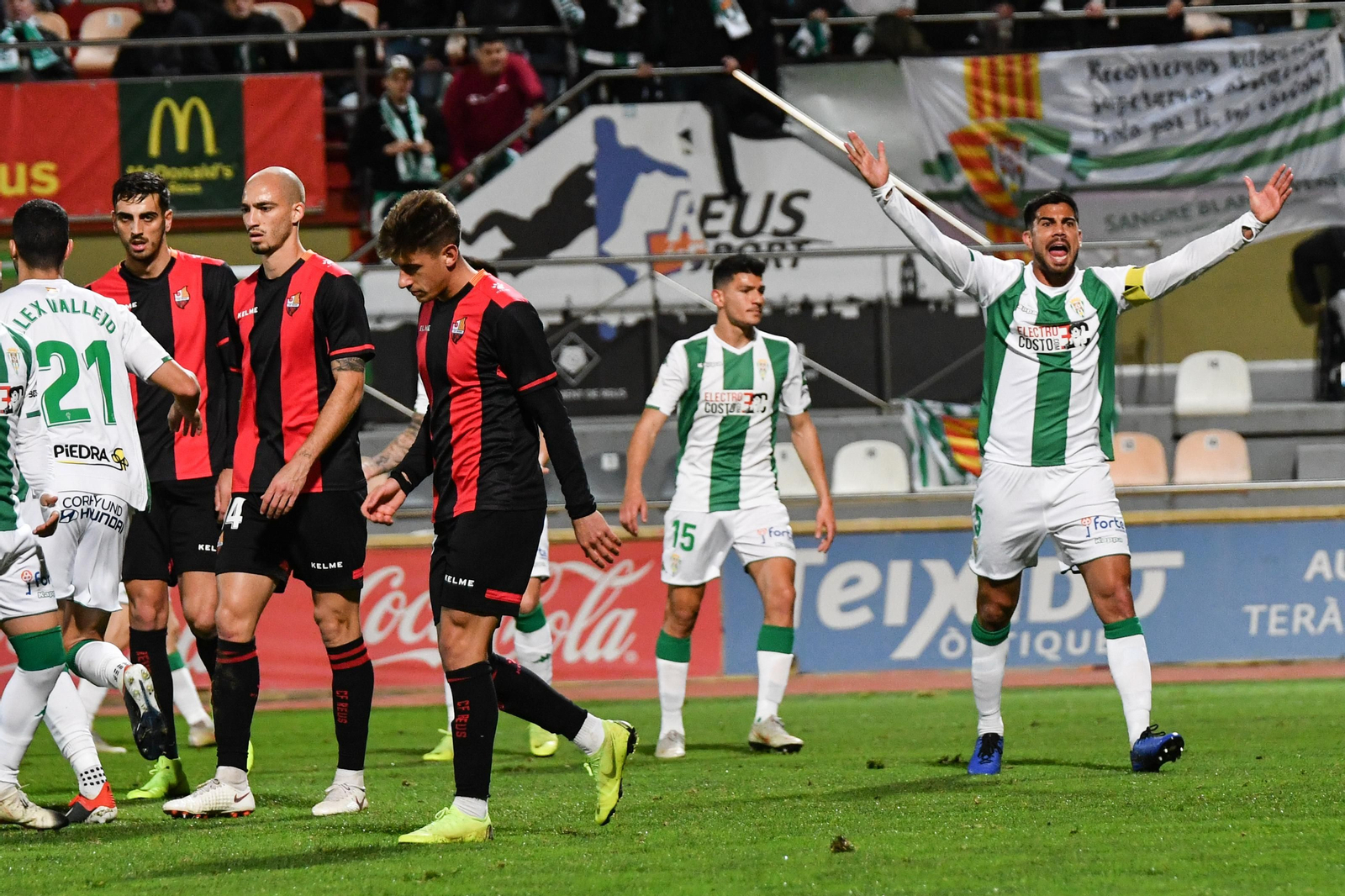 El empate del Córdoba en Reus, en imágenes