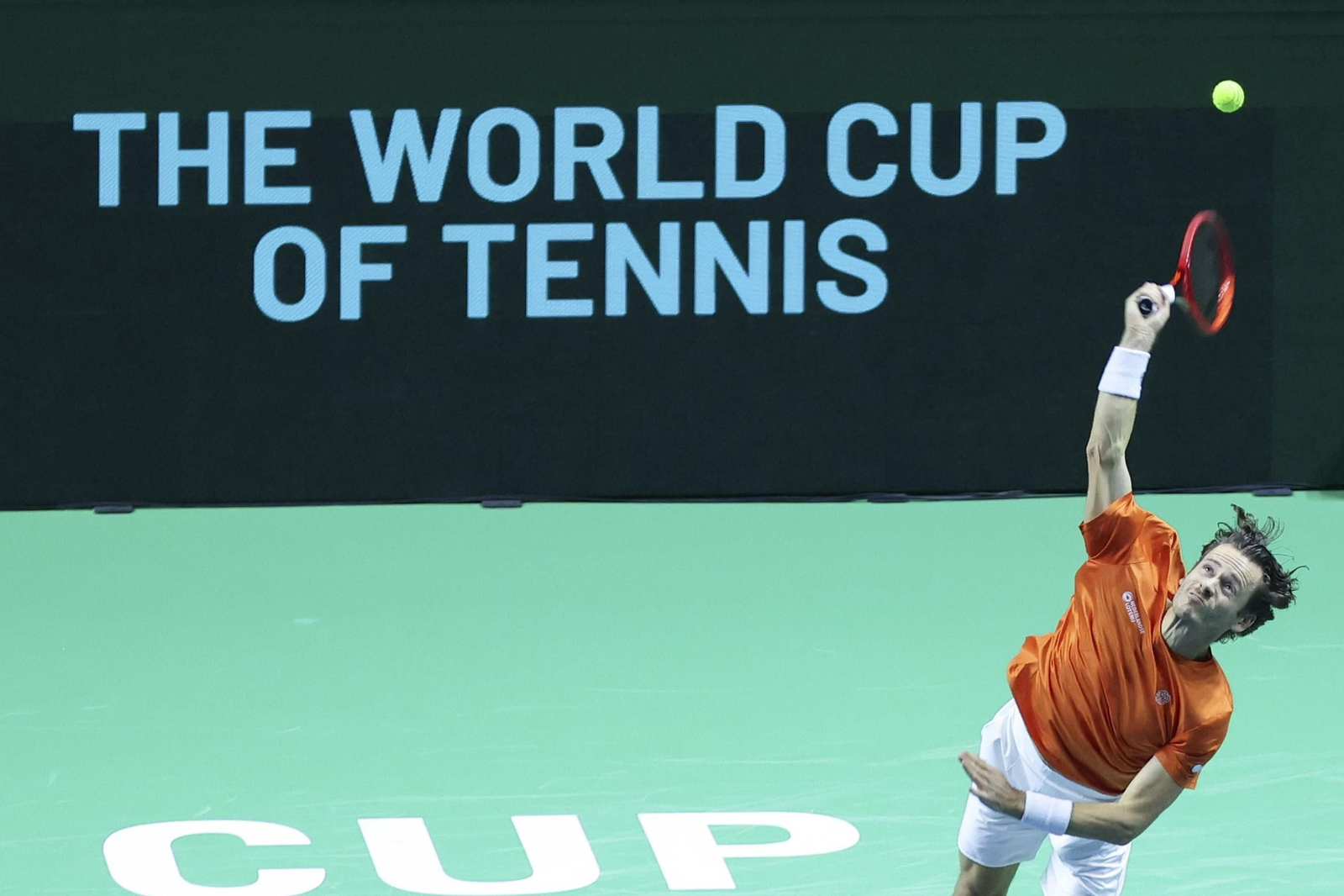 Las fotos de la derrota de España en el dobles ante Países Bajos