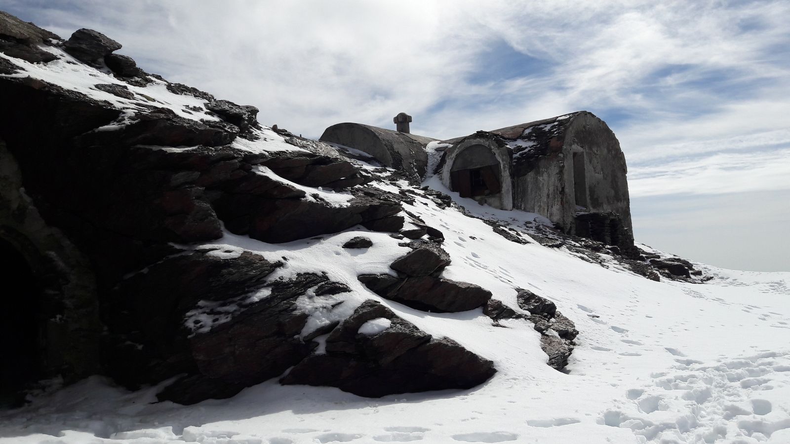 El refugio Elorrieta.