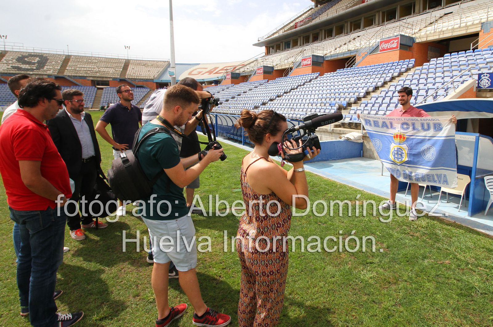 Imágenes de la presentación de Nacho Monsalve como nuevo jugador del Recre.