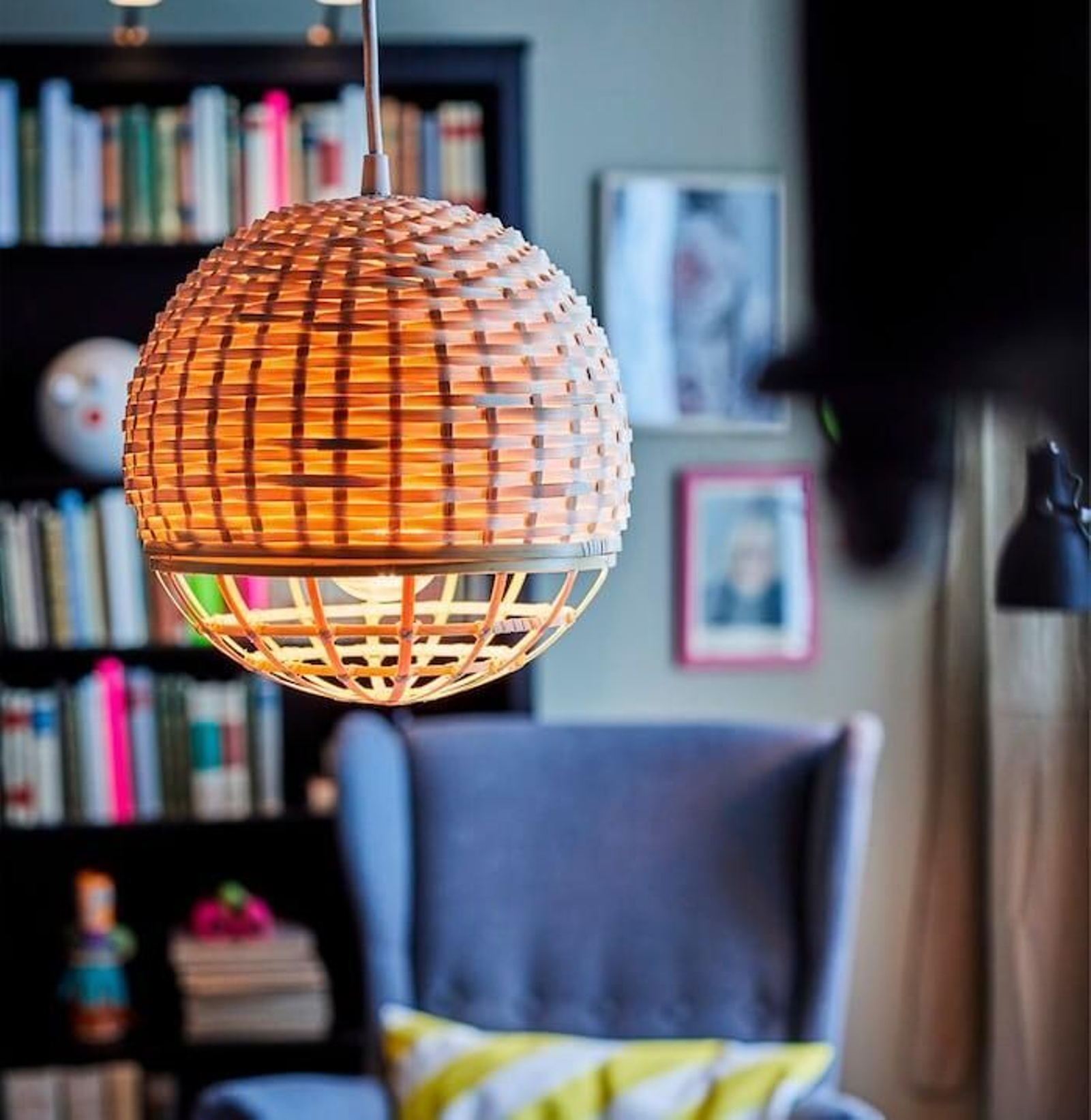 Lámparas decorativas para la iluminación del salón.