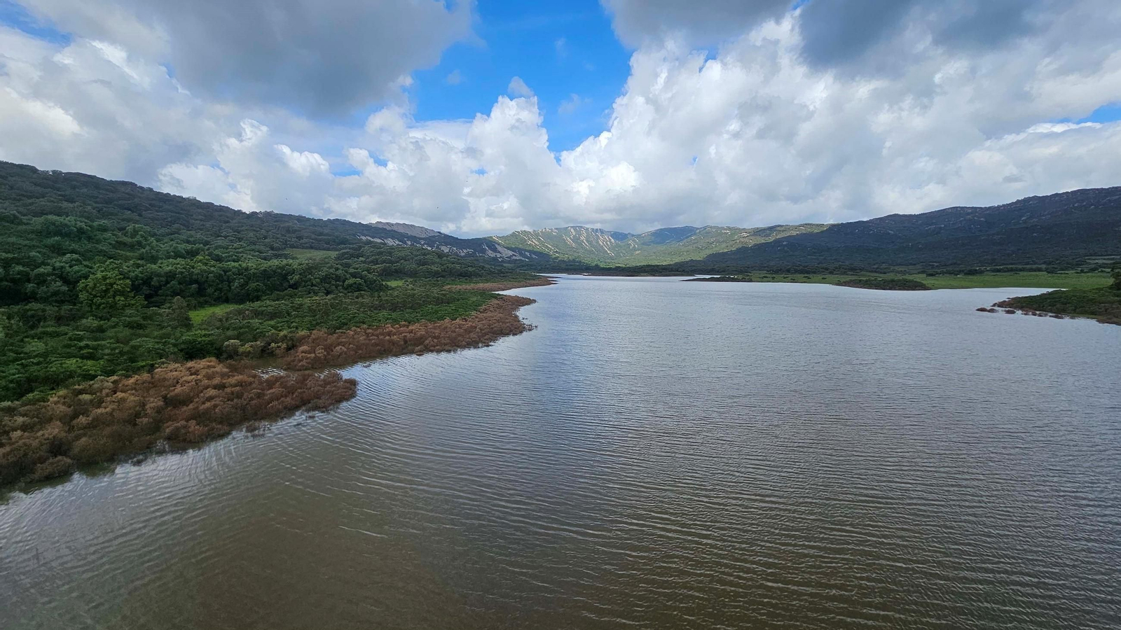 El embalse de Charco Redondo, este sábado 3 de mayo.