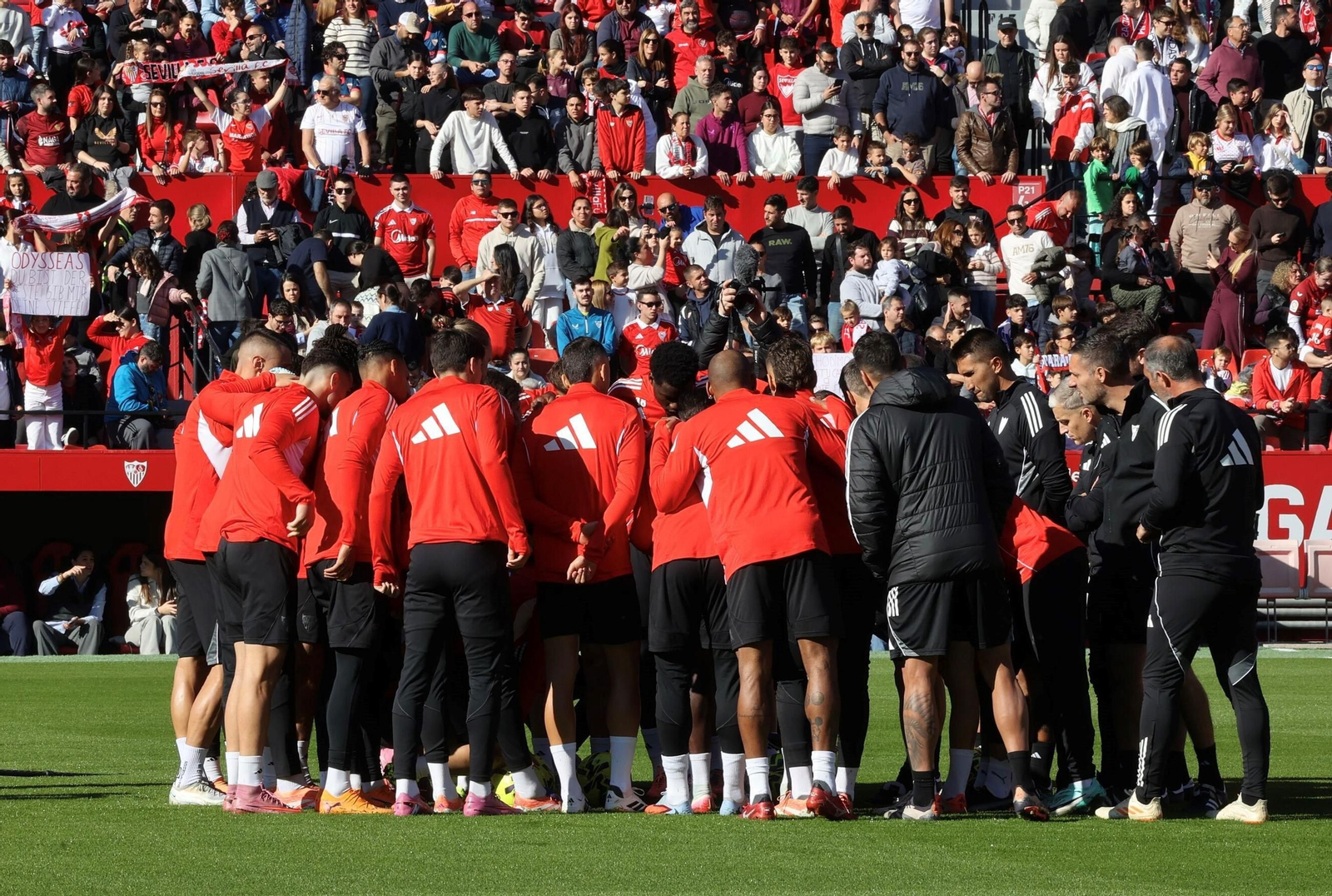 Las fotos de la previa del derbi Sevilla-Betis