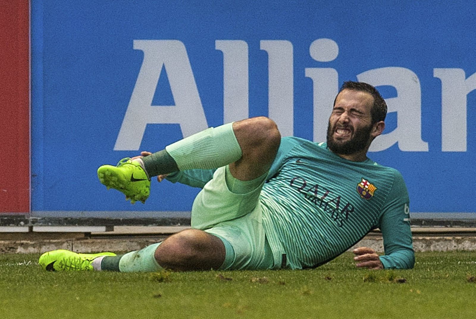 Aleix Vidal, lesionado.