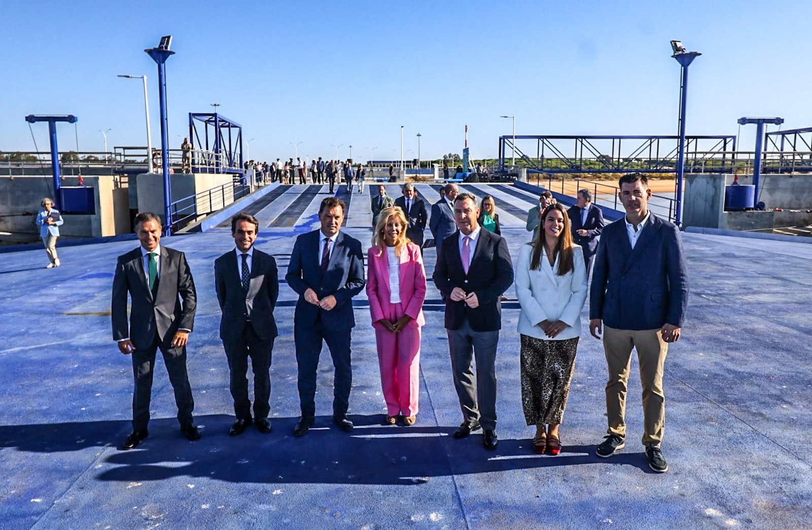 Imágenes de la inauguración de la doble rampa Ro-ro del Muelle Sur del Puerto de Huelva